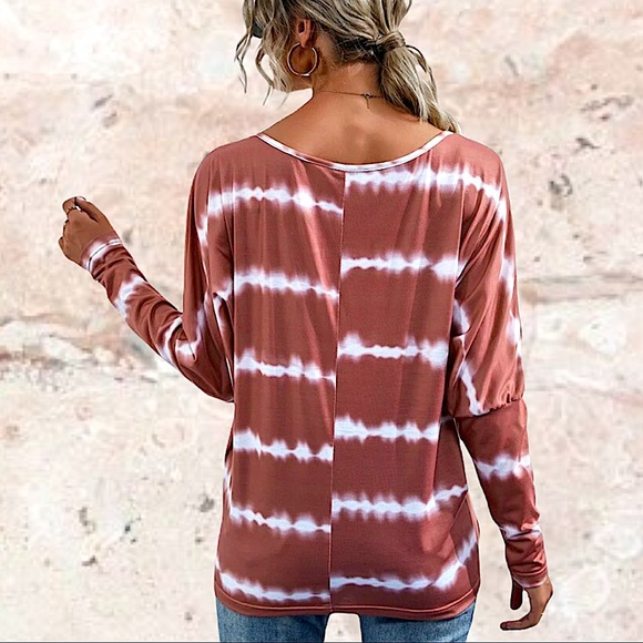 TIE DYE ASYMMETRIC TOP - Picture 6 of 7